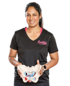 natasha holding a pelvis
