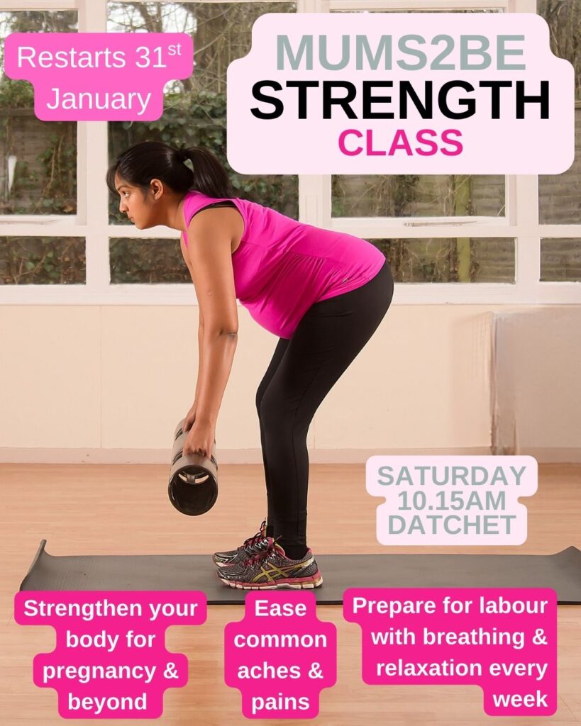 Pregnant mum deadlifting