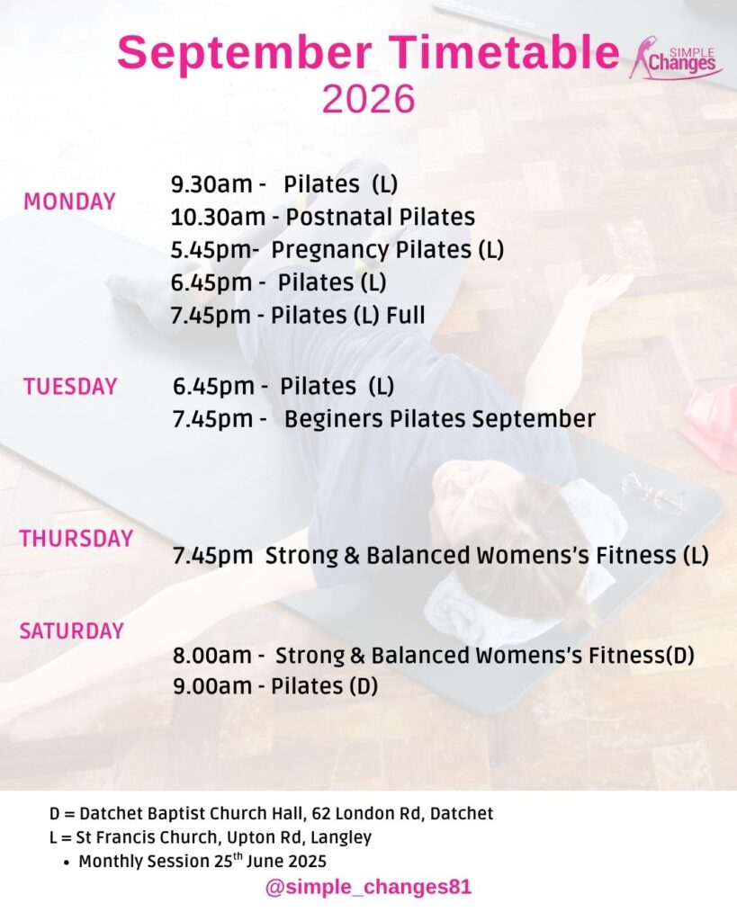 September TImetable